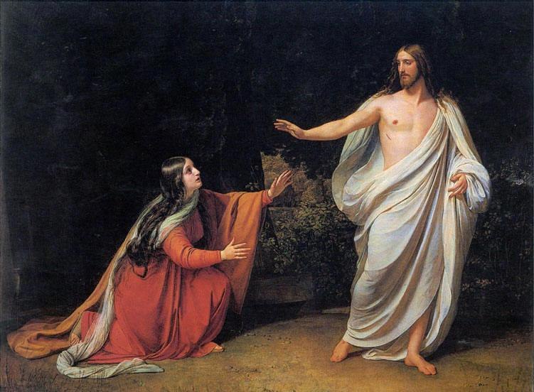 Unknown Artist The Appearance of Christ to Mary Magdalene By Alexander Ivanov